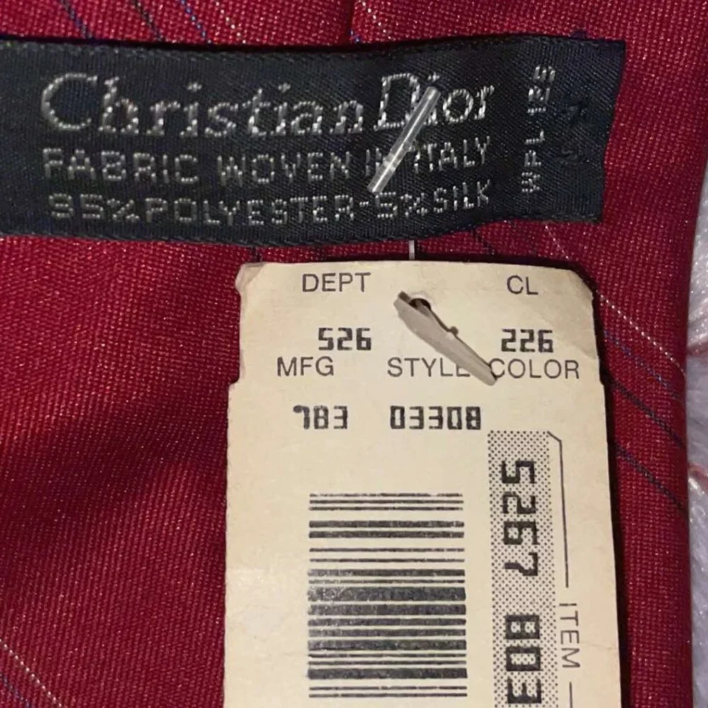 Vintage Christian Dior men's tie - Picture 3 of 3